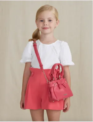 Abel & Lula Girls Structured Fuchsia Bag