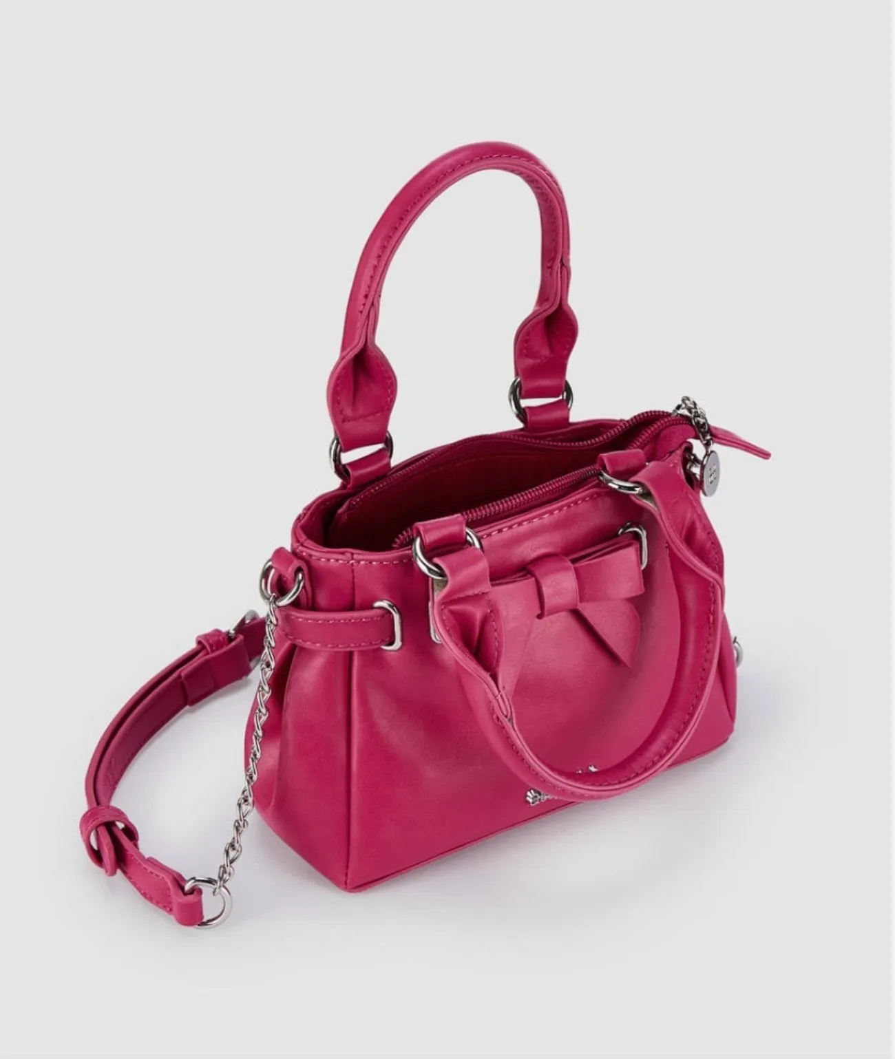 Abel & Lula Girls Structured Fuchsia Bag