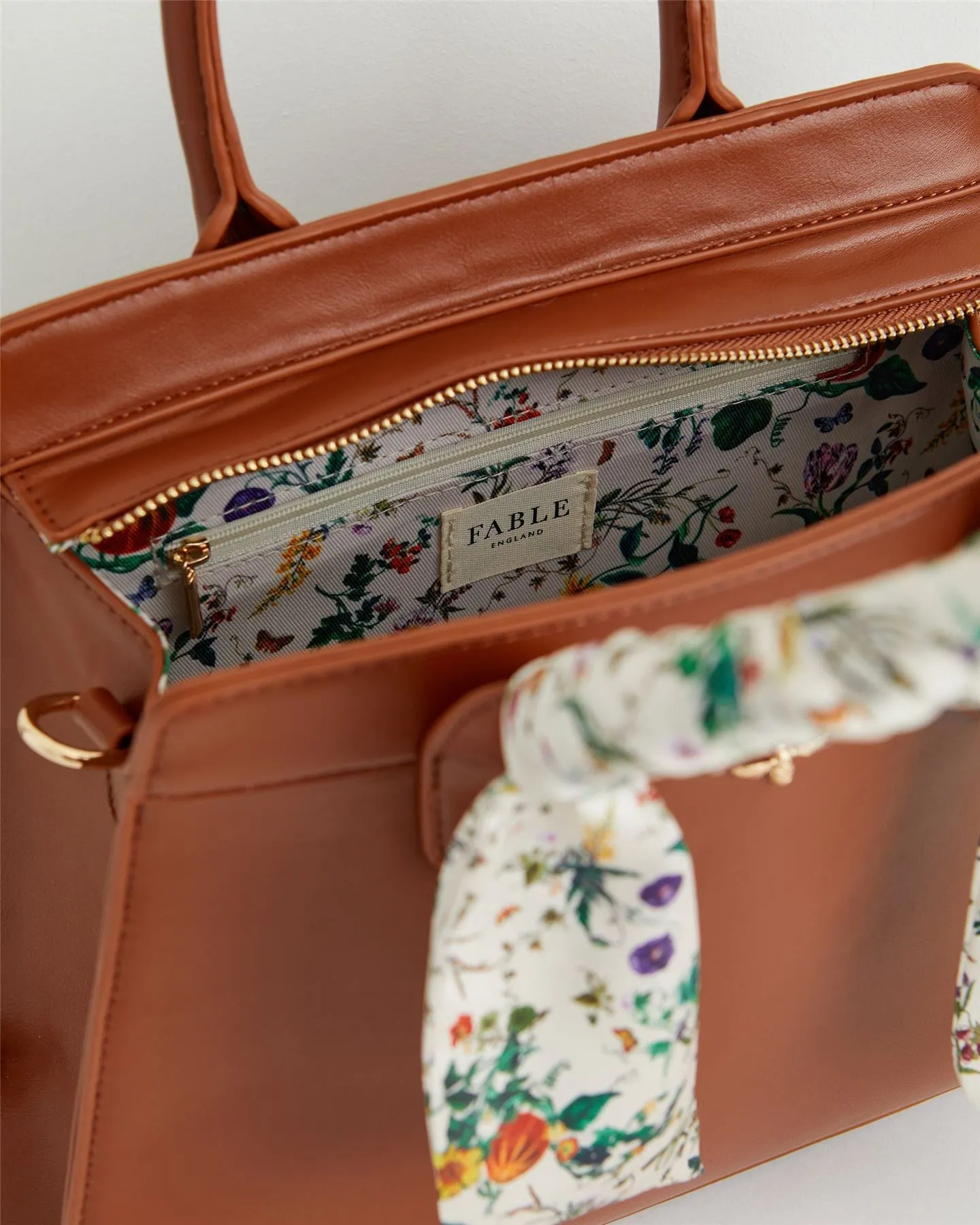 Botanical Pumpkin Tote - Tan