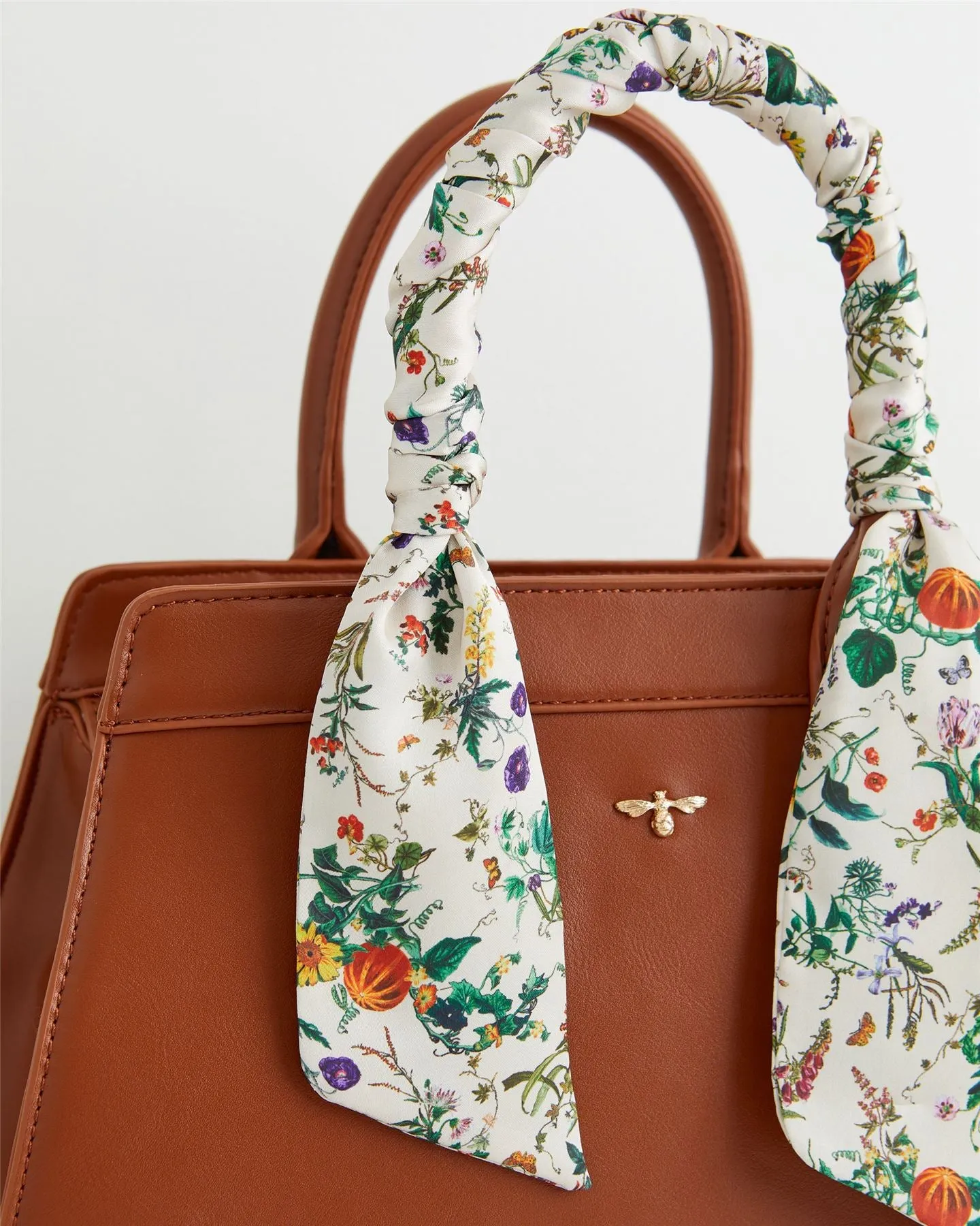 Botanical Pumpkin Tote - Tan