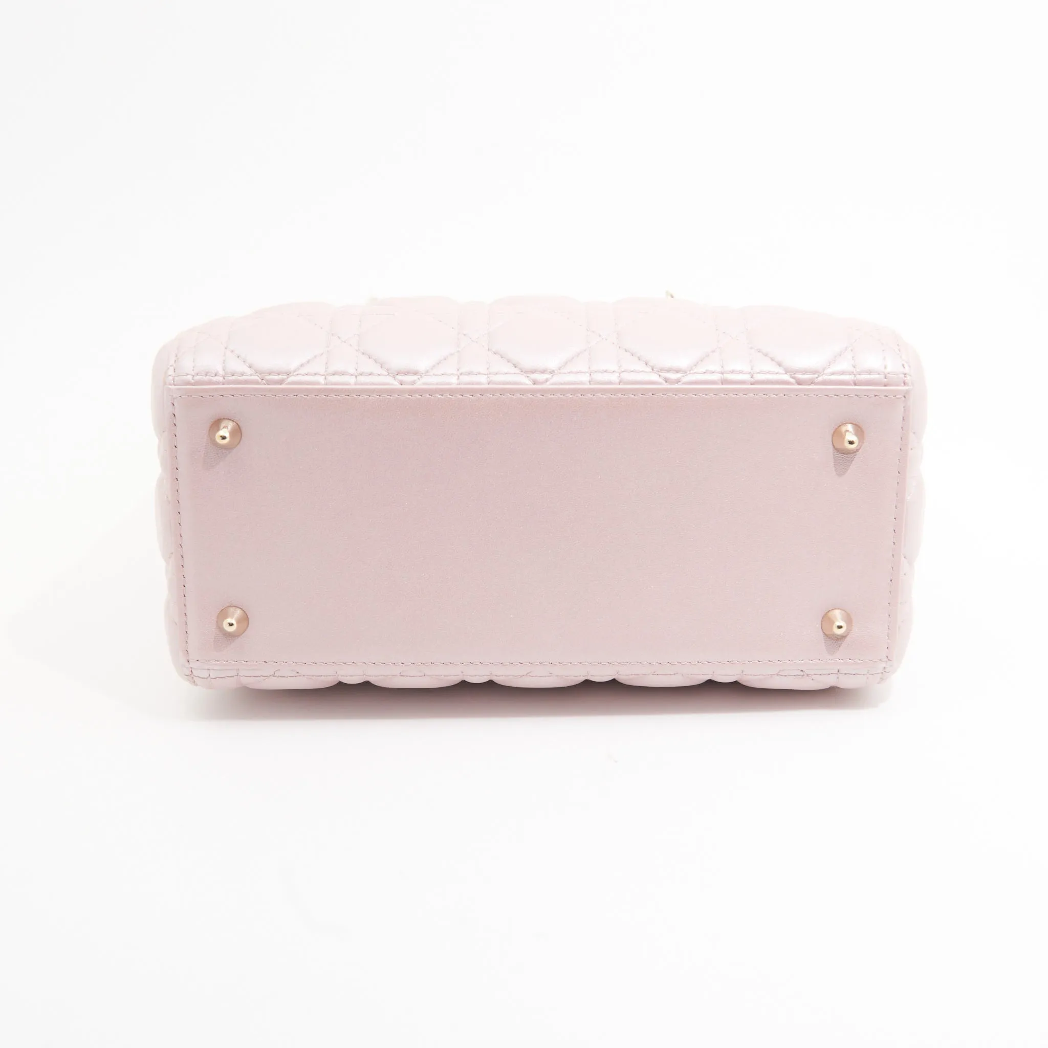 Christian Dior Leather Lady Dior in Pink