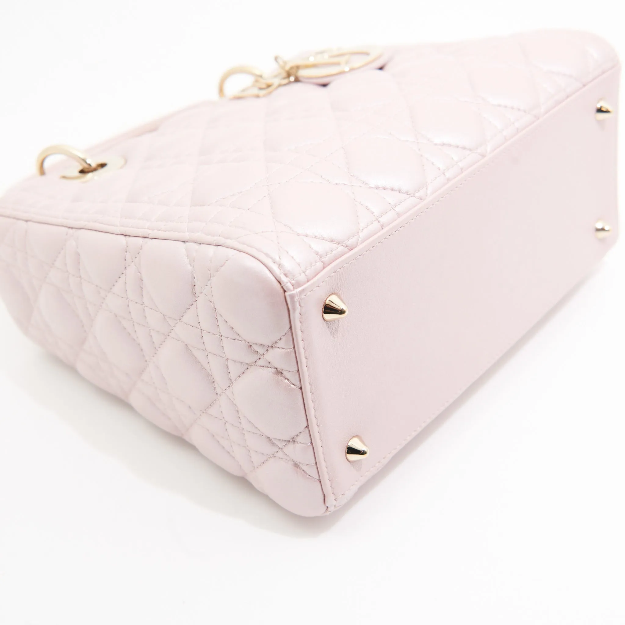Christian Dior Leather Lady Dior in Pink