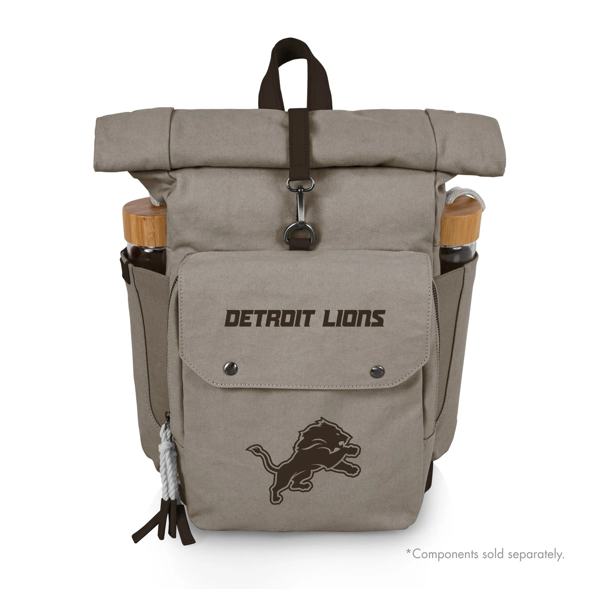 Detroit Lions - Carmel Roll Top Picnic Backpack Cooler
