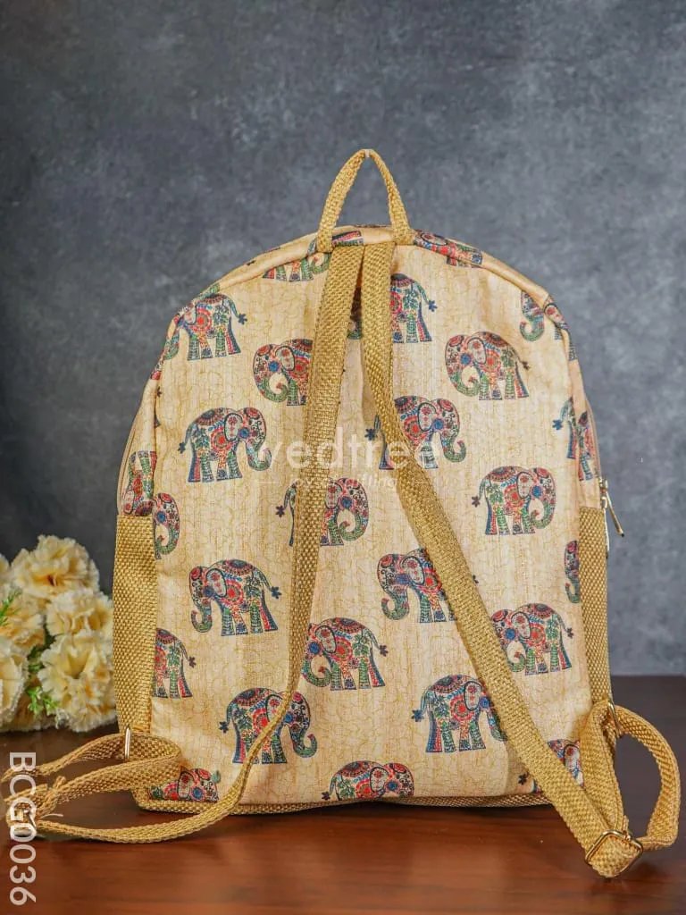Eco-friendly Backpack with Jute Strap - BCG0036