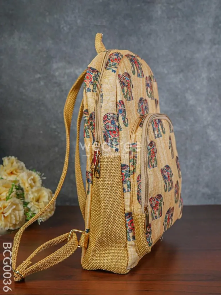 Eco-friendly Backpack with Jute Strap - BCG0036