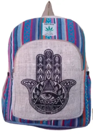 Hemp Backpack Hamsa - Wholesale