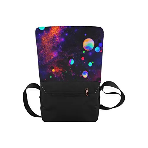 Messenger Bag, Vintage Motorcycle Printed Classic Messenger Bag One-side Printing