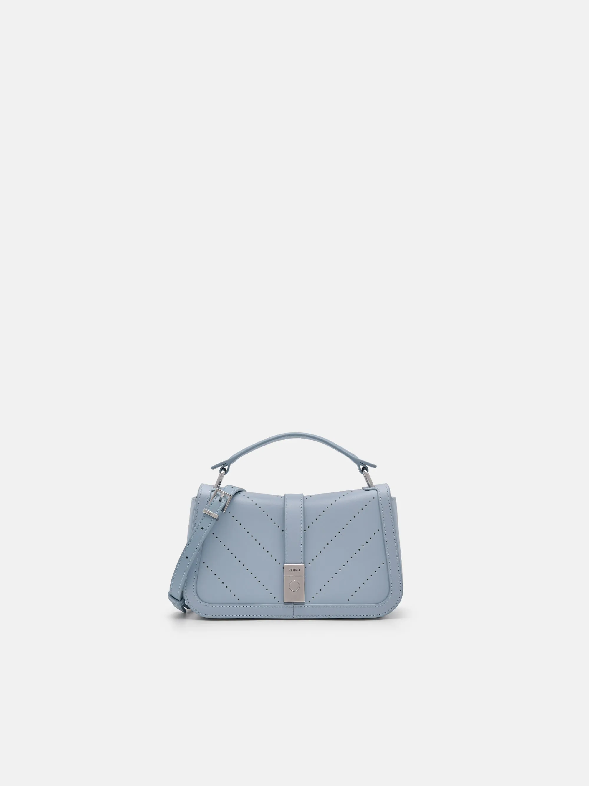 PEDRO Studio Farida Perforated Leather Handbag