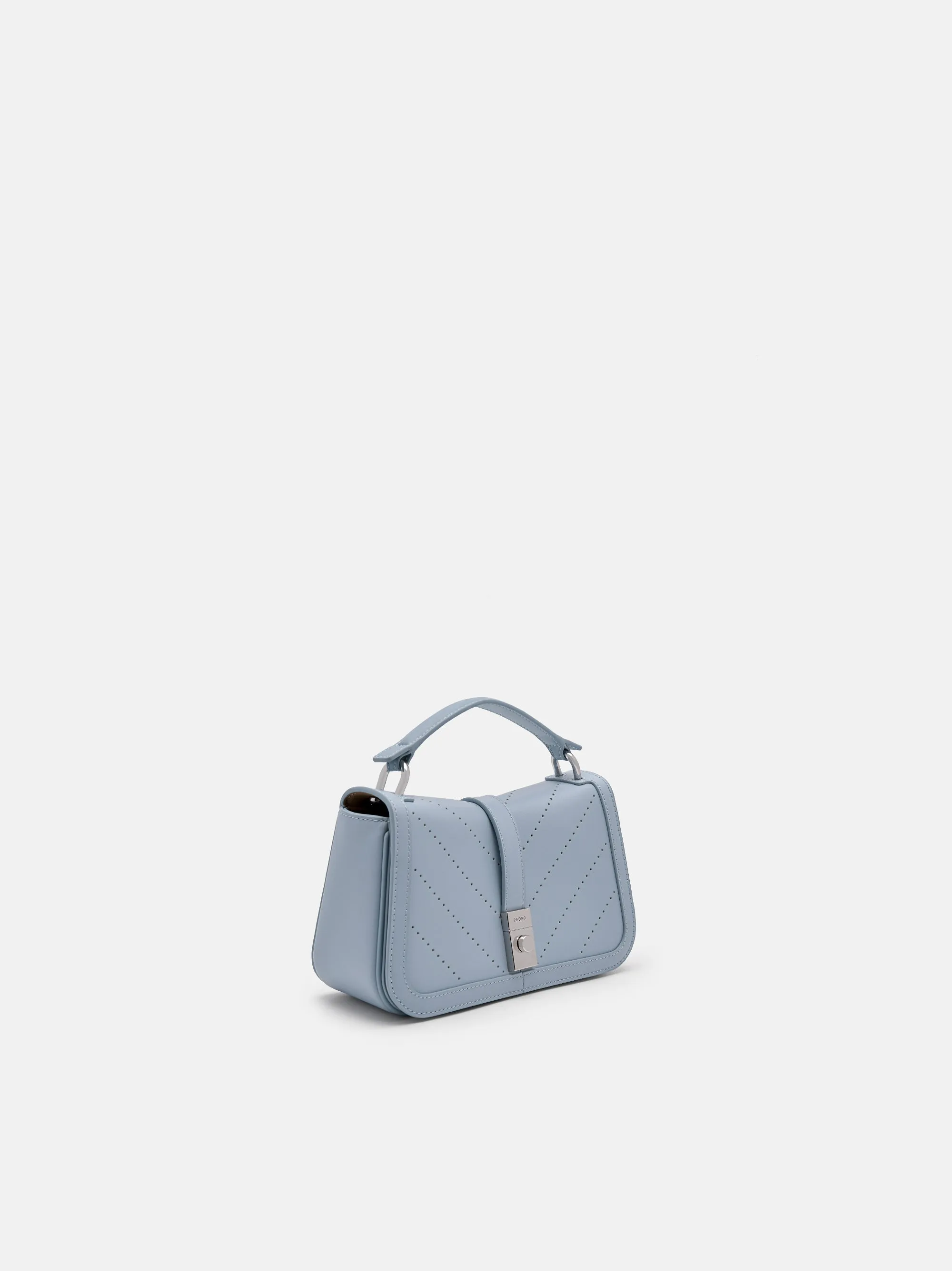 PEDRO Studio Farida Perforated Leather Handbag