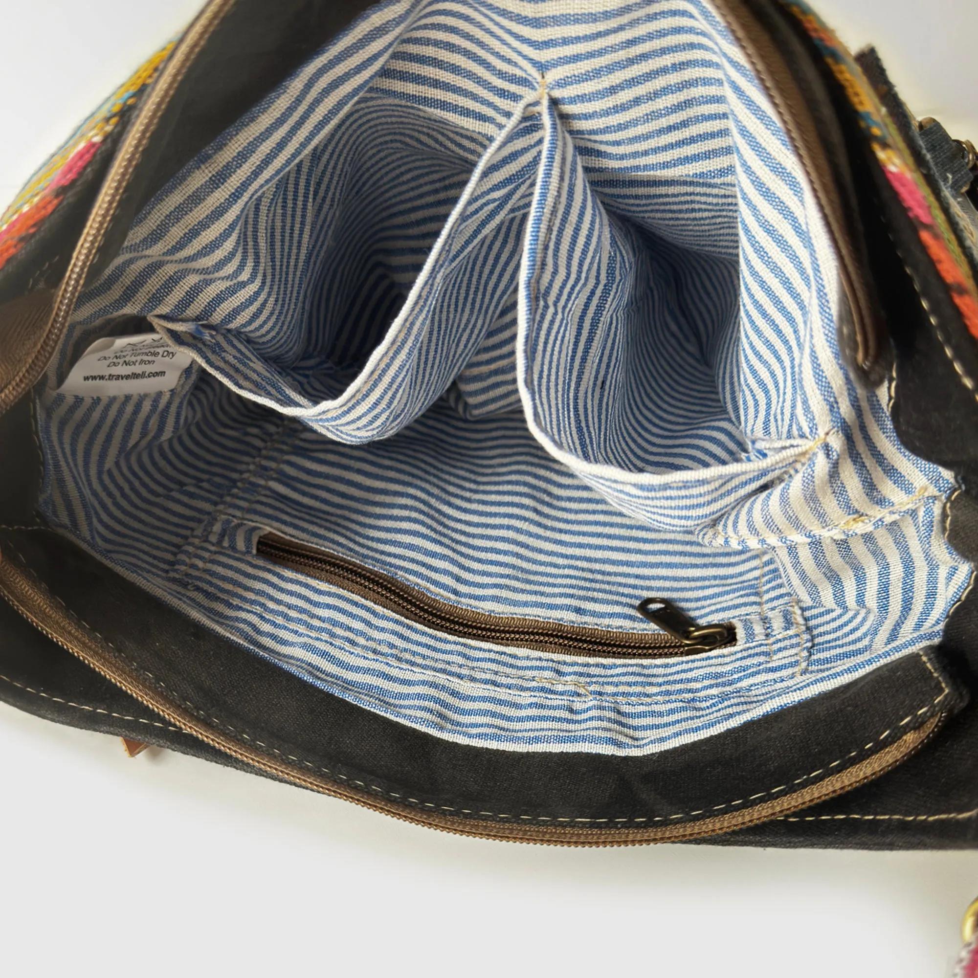 Retro Americana Denim Crossbody Bag