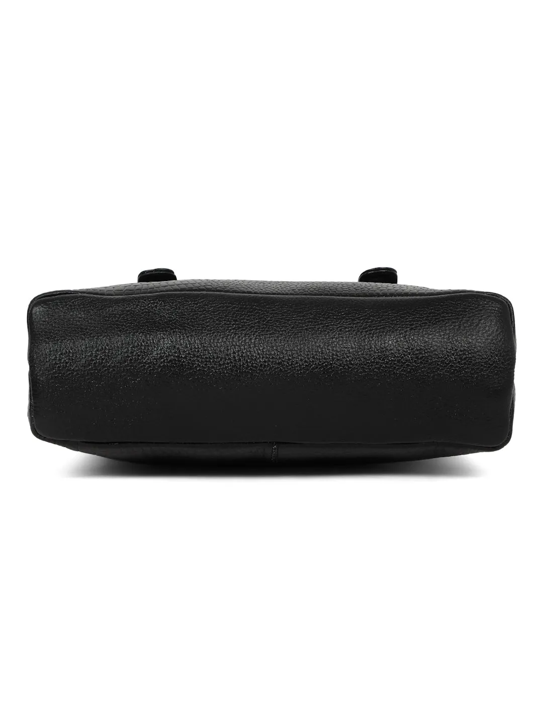women's Croco Leather Structured Handbag