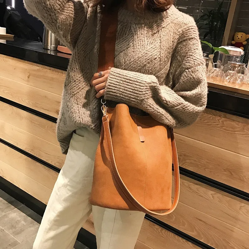 Women's Messenger/ Bucket Shoulder Bag